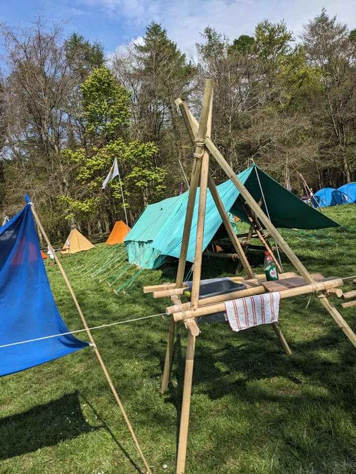 County shield campsite