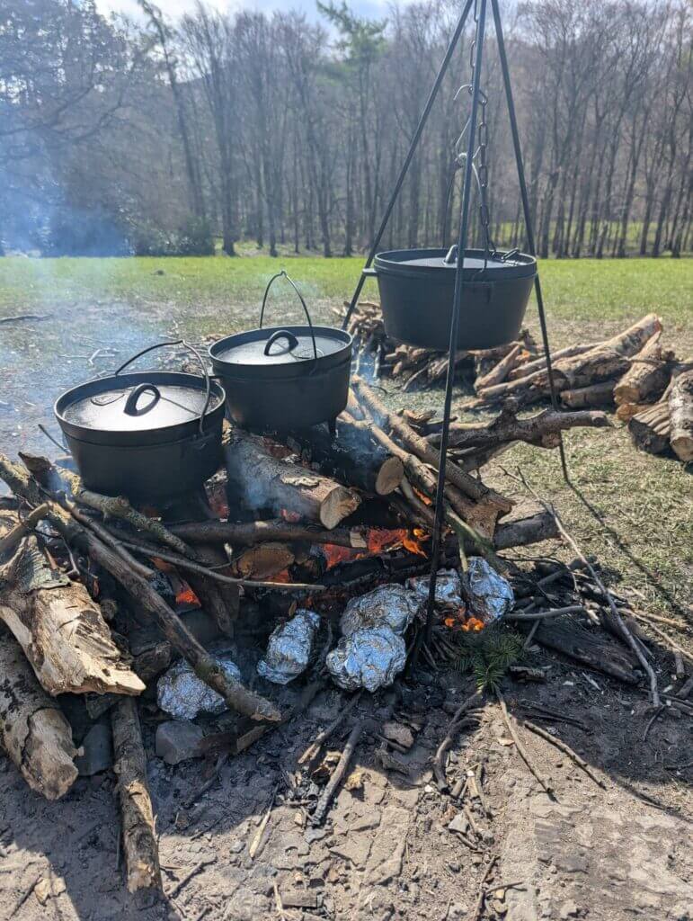 Cooking on a Campfire