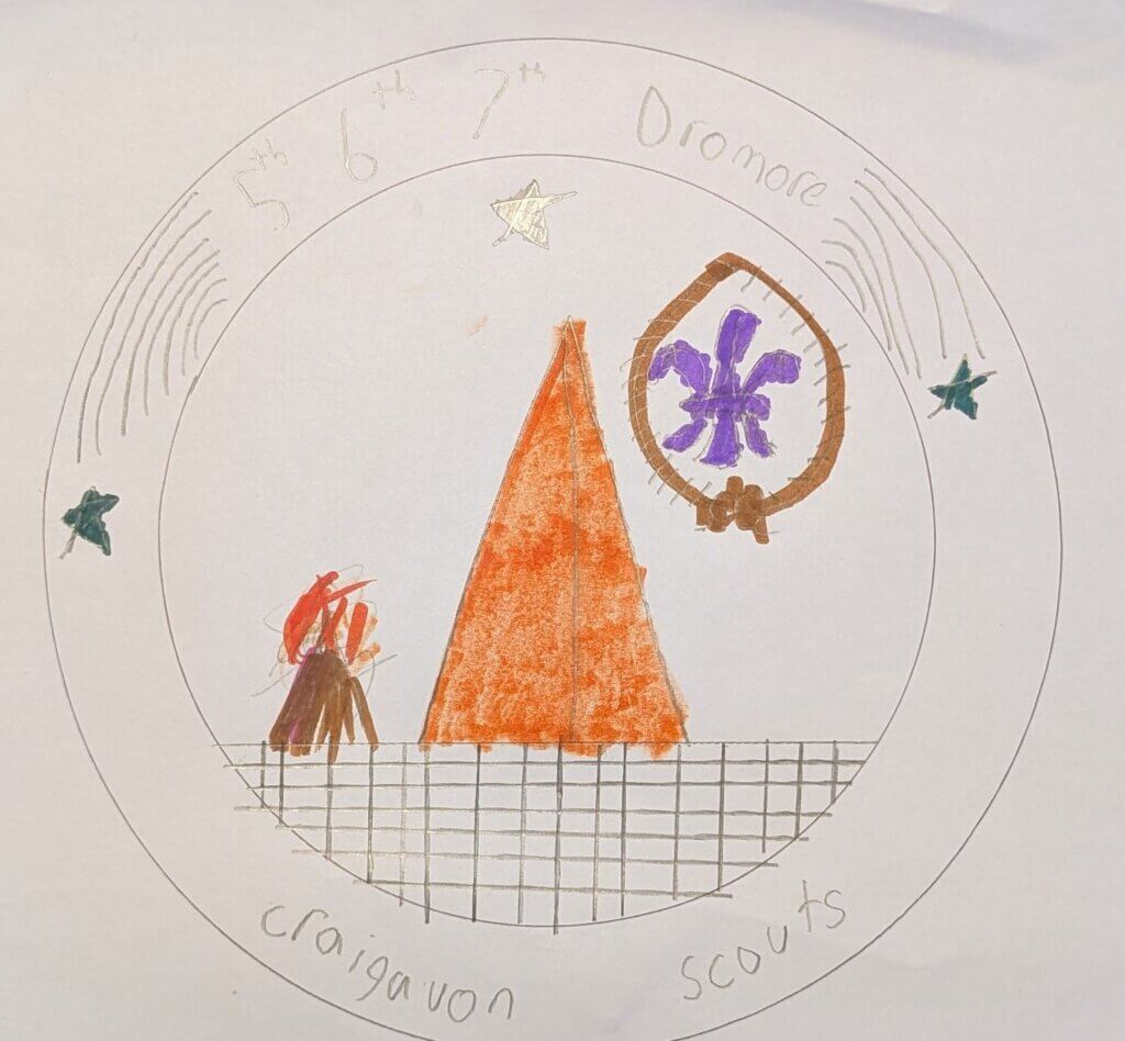 Elliott's winning badge design
