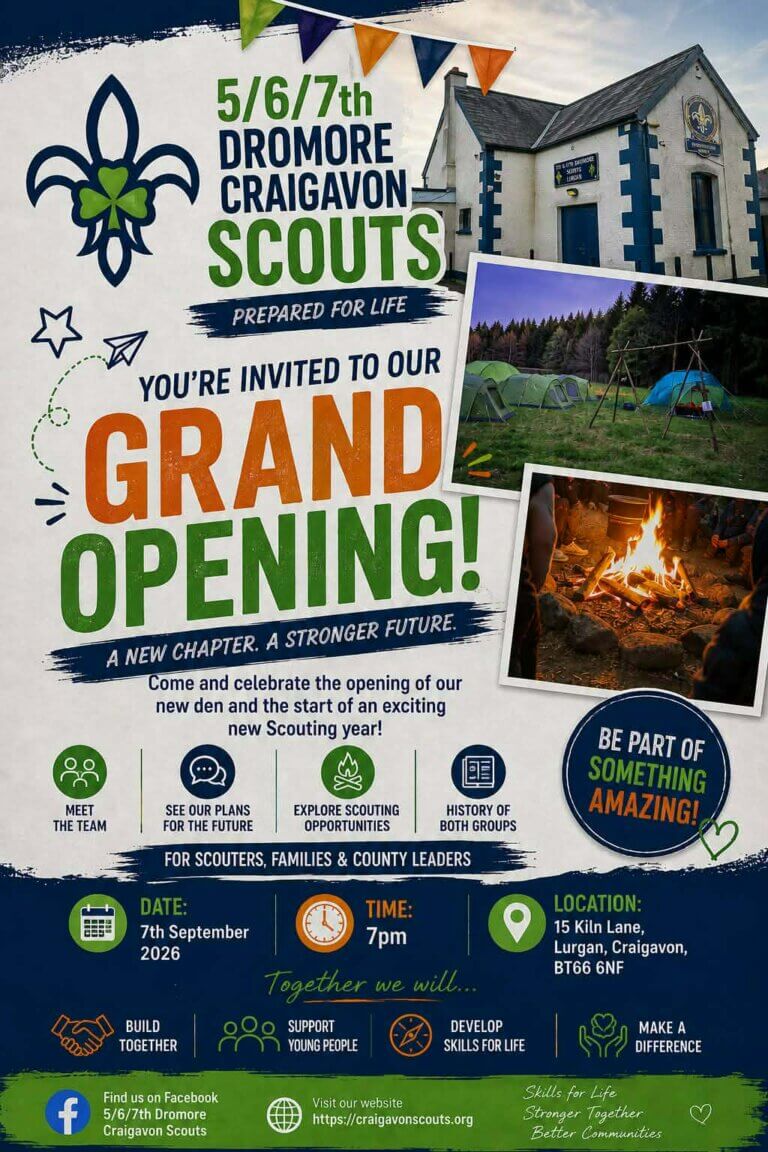 5th / 6th / 7th Dromore Grand opening poster